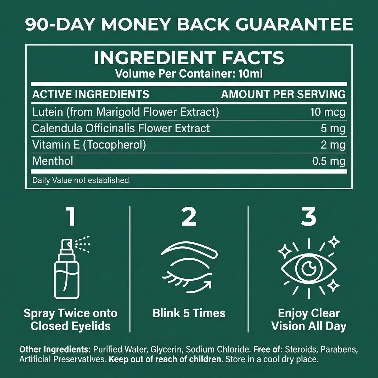 🌎Ends Today: 70% OFF! |👍VisionPure Lutein Eye Spray