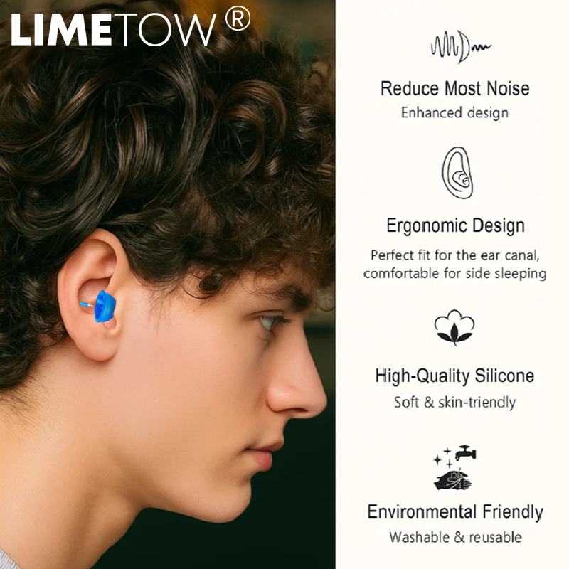 LIMETOW® Innovative Inflatable Earplugs 1 pair