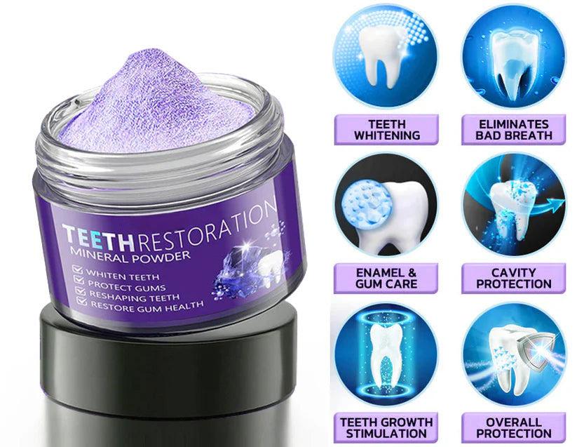 LIMETOW® Teeth Restoration Mineral Powder(CDA recommended)(Flash Sale Don't Miss Out)