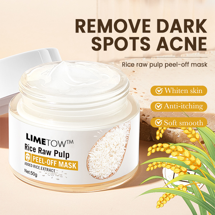 LIMETOW™ Rice Essence Peel-Off Deep Renewal Face Mask