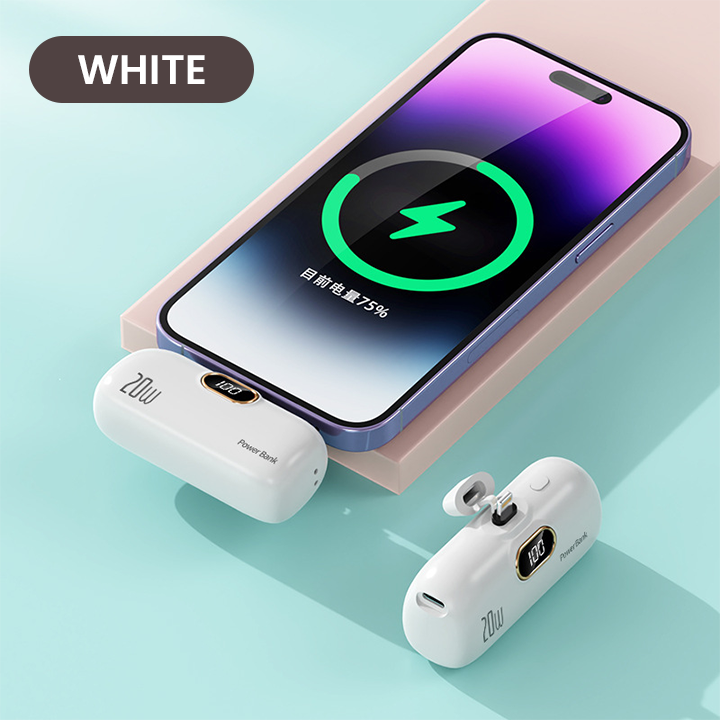 LIMETOW® Capsule Super Fast Power Bank – Compact, Colorful, & Incredibly Fast!