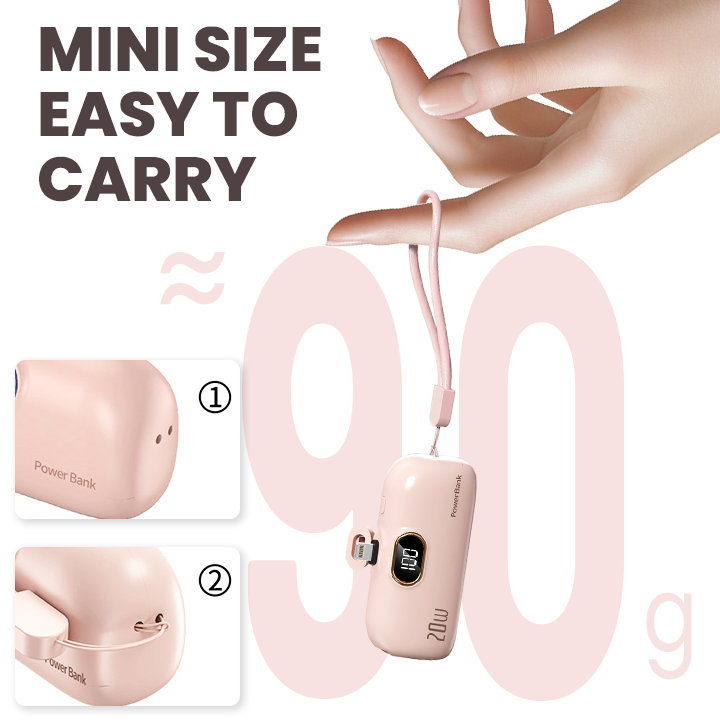LIMETOW® Capsule Super Fast Power Bank – Compact, Colorful, & Incredibly Fast!