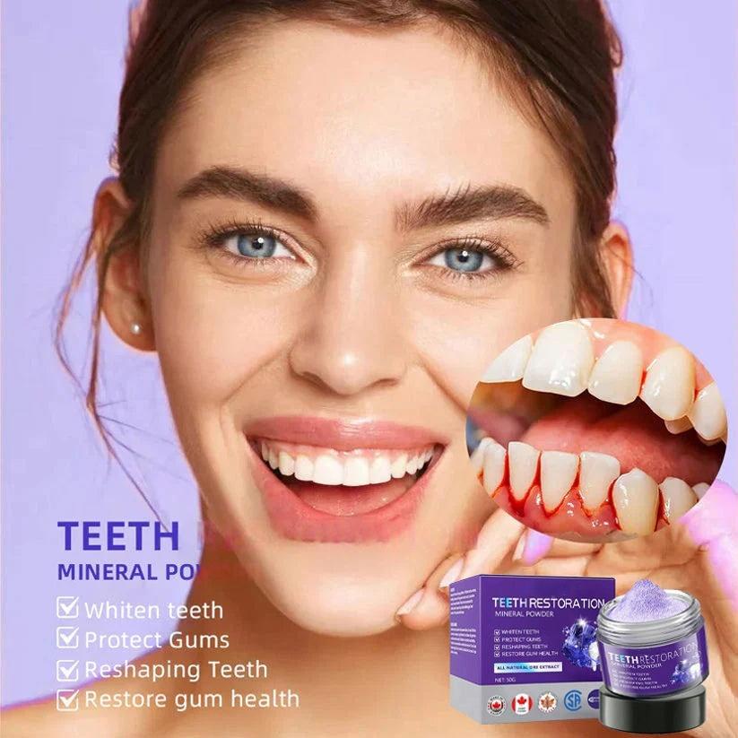 LIMETOW® Teeth Restoration Mineral Powder(CDA recommended)(Flash Sale Don't Miss Out)