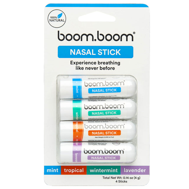 LIMETOW® Nasal Stick Vapor Flow Technology | Cool Refreshing Sensation | Natural Mood Boost | Simple Ingredients | Essential Oils + Menthol Inhaler (Mint) Visit the BoomBoom Store