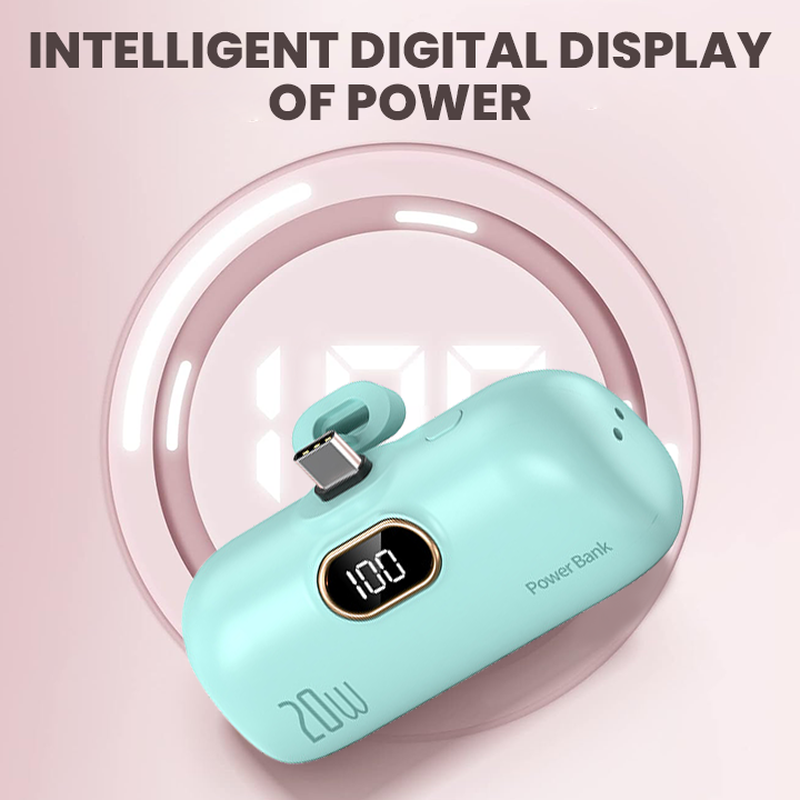 LIMETOW® Capsule Super Fast Power Bank – Compact, Colorful, & Incredibly Fast!