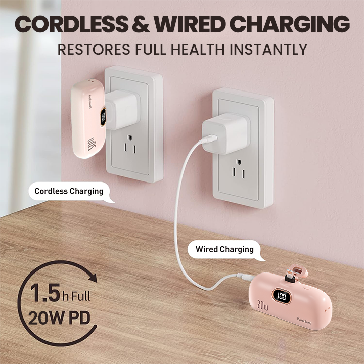 LIMETOW® Capsule Super Fast Power Bank – Compact, Colorful, & Incredibly Fast!