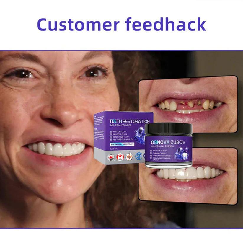 LIMETOW® Teeth Restoration Mineral Powder(CDA recommended)(Flash Sale Don't Miss Out)