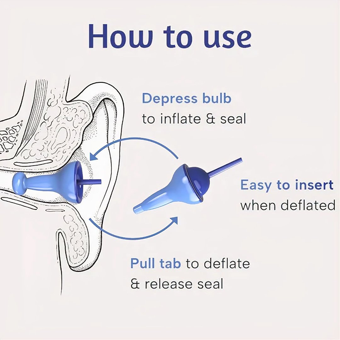 š„2025 NEW DESIGN-šThe World's First Fluid Inflatable Earplugš 1 pair