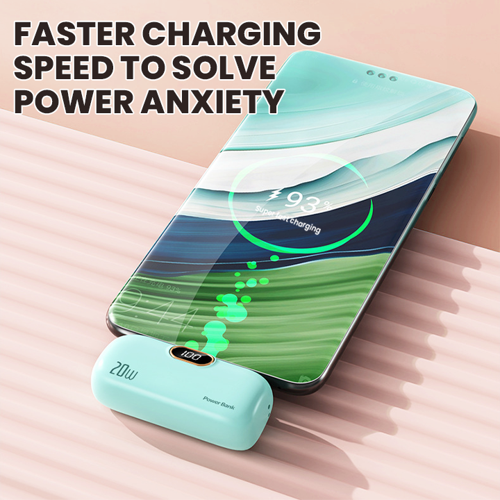 LIMETOW® Capsule Super Fast Power Bank – Compact, Colorful, & Incredibly Fast!