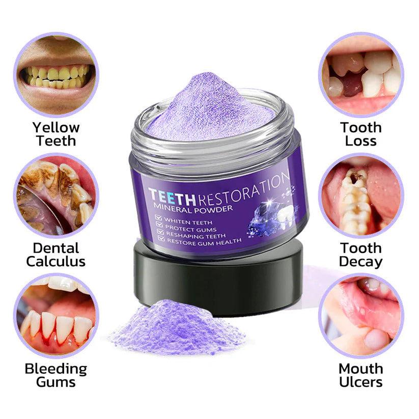 LIMETOW® Teeth Restoration Mineral Powder(CDA recommended)(Flash Sale Don't Miss Out)