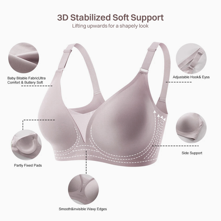 LIMETOW®🎁🎉Women Wireless V-Neck Mesh Bralette