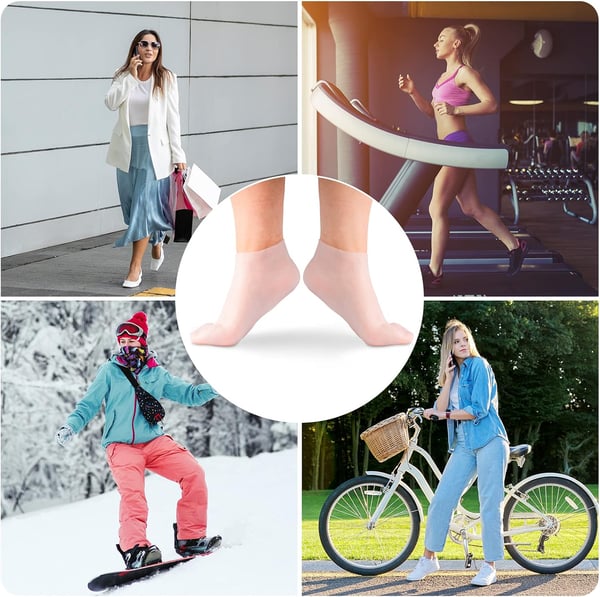 đ„Moisturizing Foot Mask Exfoliating Silicone Socks Beach Protective Socks