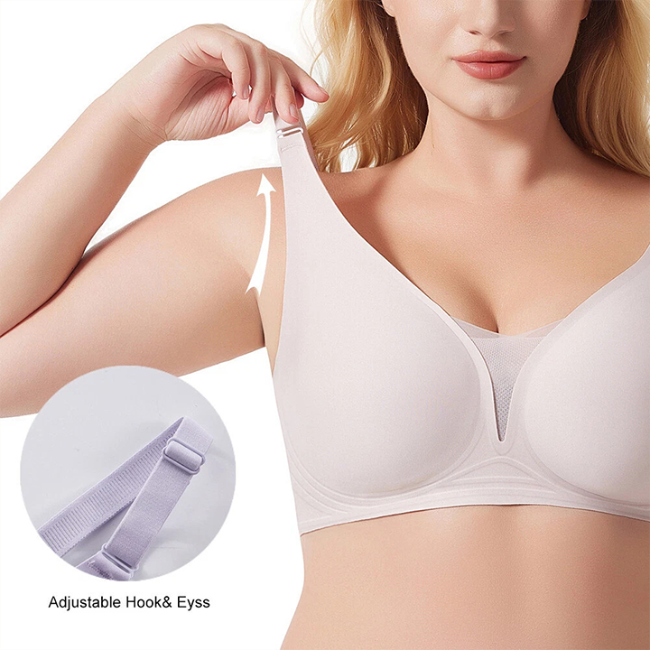 LIMETOW®🎁🎉Women Wireless V-Neck Mesh Bralette