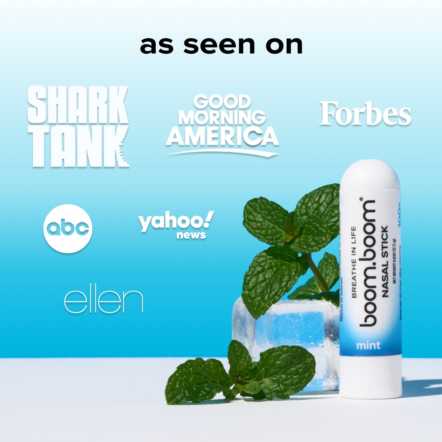 LIMETOW® Nasal Stick Vapor Flow Technology | Cool Refreshing Sensation | Natural Mood Boost | Simple Ingredients | Essential Oils + Menthol Inhaler (Mint) Visit the BoomBoom Store