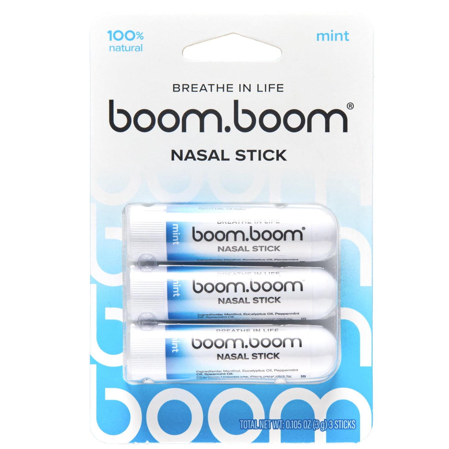 LIMETOW® Nasal Stick Vapor Flow Technology | Cool Refreshing Sensation | Natural Mood Boost | Simple Ingredients | Essential Oils + Menthol Inhaler (Mint) Visit the BoomBoom Store