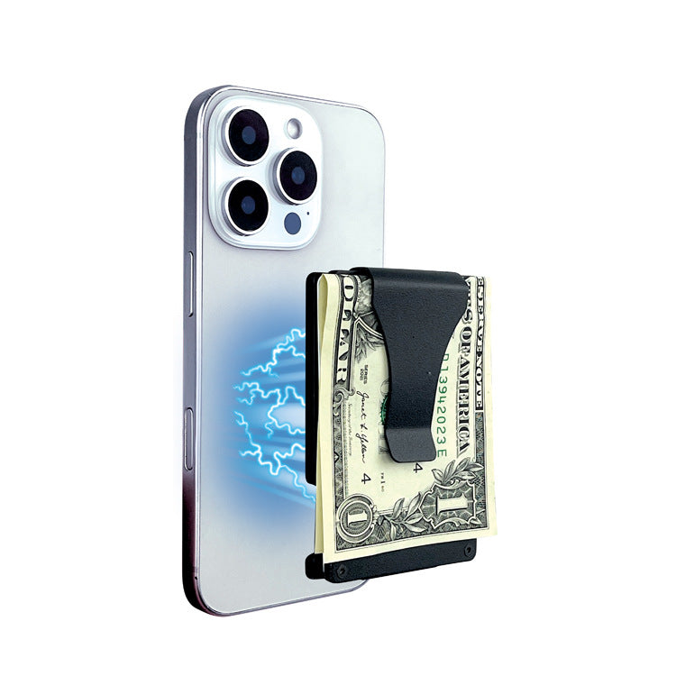 Magnetic Metal Card Case | N52 Strong Magnet | Secure RFID Blocking Wallet