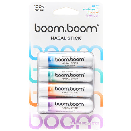 LIMETOW® Nasal Stick Vapor Flow Technology | Cool Refreshing Sensation | Natural Mood Boost | Simple Ingredients | Essential Oils + Menthol Inhaler (Mint) Visit the BoomBoom Store