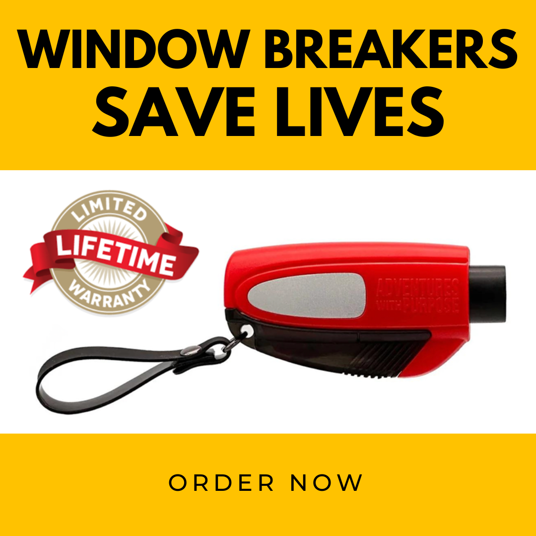 2-IN-1 EMERGENCY WINDOW BREAKER SEATBELT CUTTER