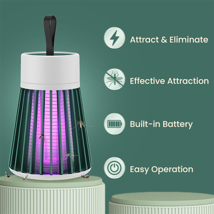 LIMETOW® USB/Rechargeable Mosquito and Fly Trap Lamp – Solar-Powered, Versatile, & Incredibly Effective!