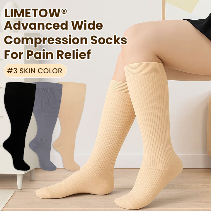 LIMETOW® Advanced Wide Compression Socks For Pain Relief