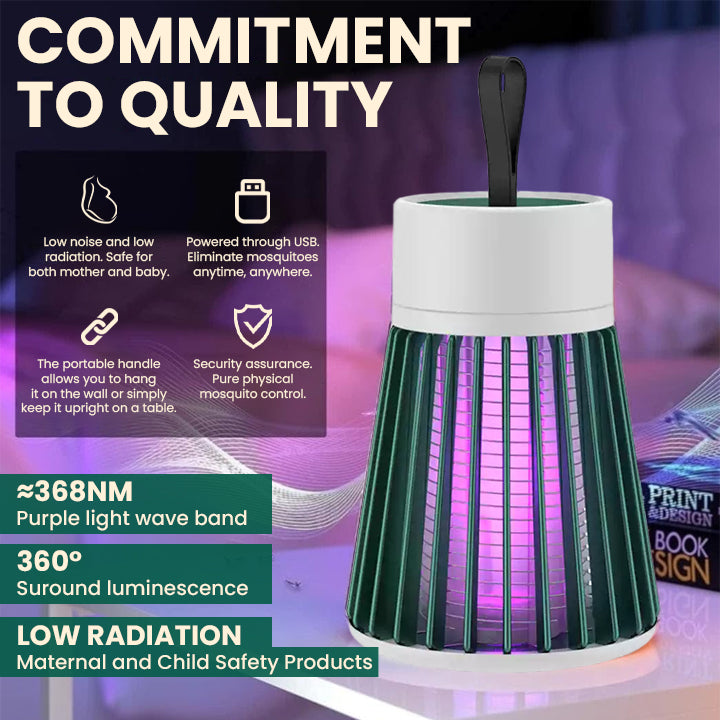 LIMETOW® USB/Rechargeable Mosquito and Fly Trap Lamp – Solar-Powered, Versatile, & Incredibly Effective!