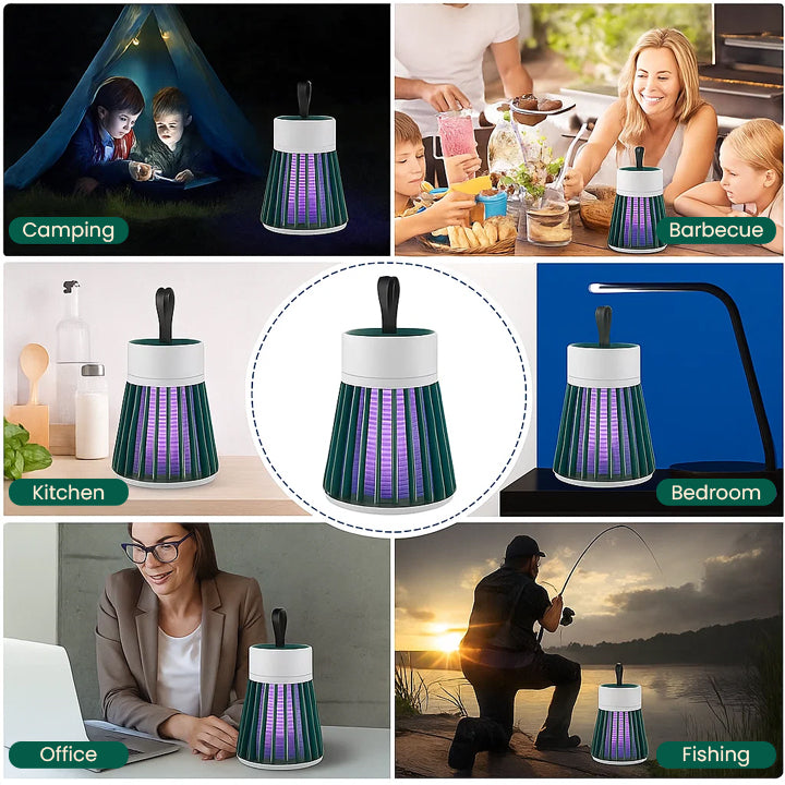LIMETOW® USB/Rechargeable Mosquito and Fly Trap Lamp – Solar-Powered, Versatile, & Incredibly Effective!