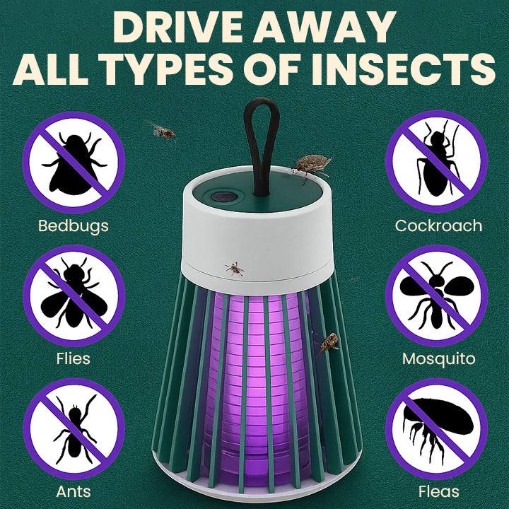 LIMETOW® USB/Rechargeable Mosquito and Fly Trap Lamp – Solar-Powered, Versatile, & Incredibly Effective!