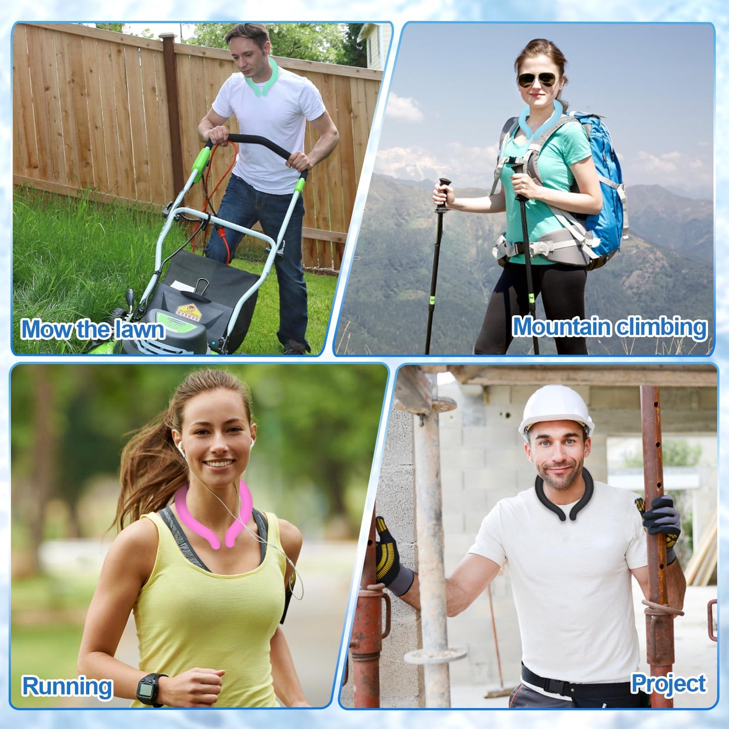 LIMETOW®Reusable Cooling Neck Ring Long- Lasting Sweat-Free Relief