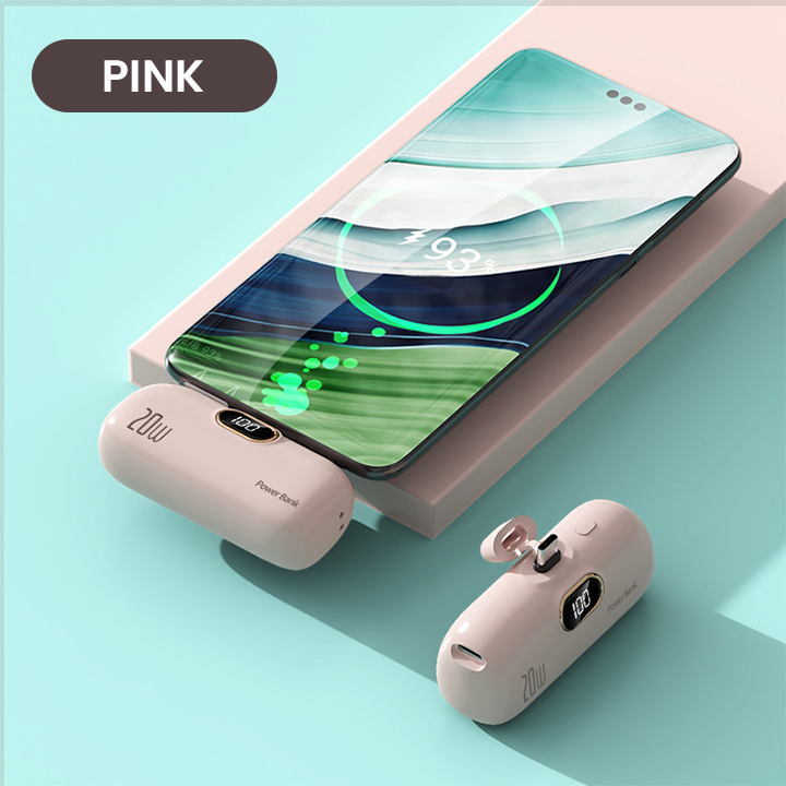 LIMETOW® Capsule Super Fast Power Bank – Compact, Colorful, & Incredibly Fast!