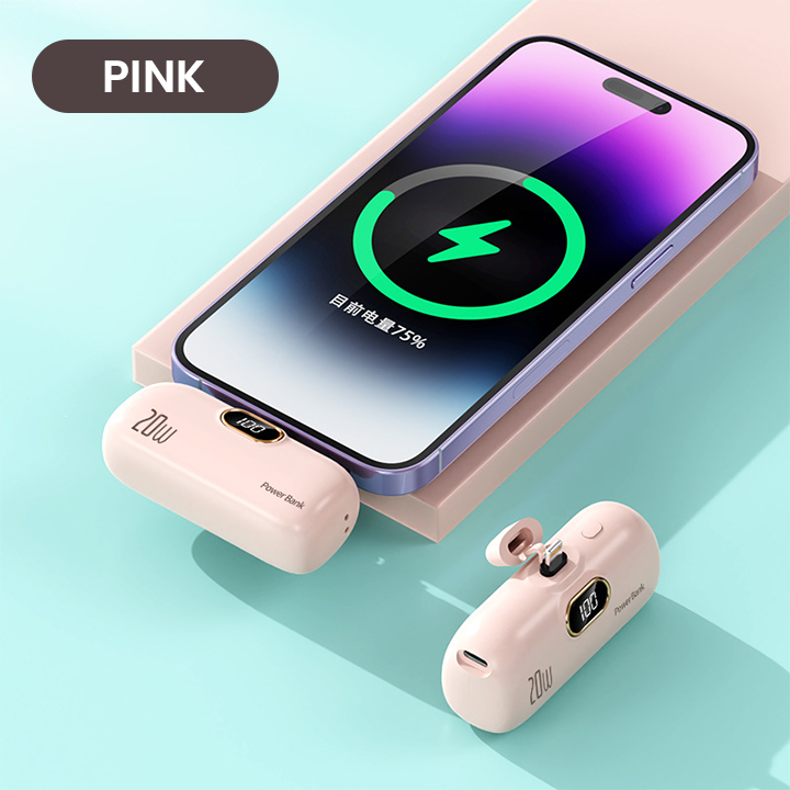 LIMETOW® Capsule Super Fast Power Bank – Compact, Colorful, & Incredibly Fast!