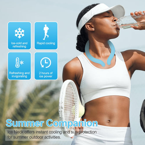 LIMETOW®Reusable Cooling Neck Ring Long- Lasting Sweat-Free Relief
