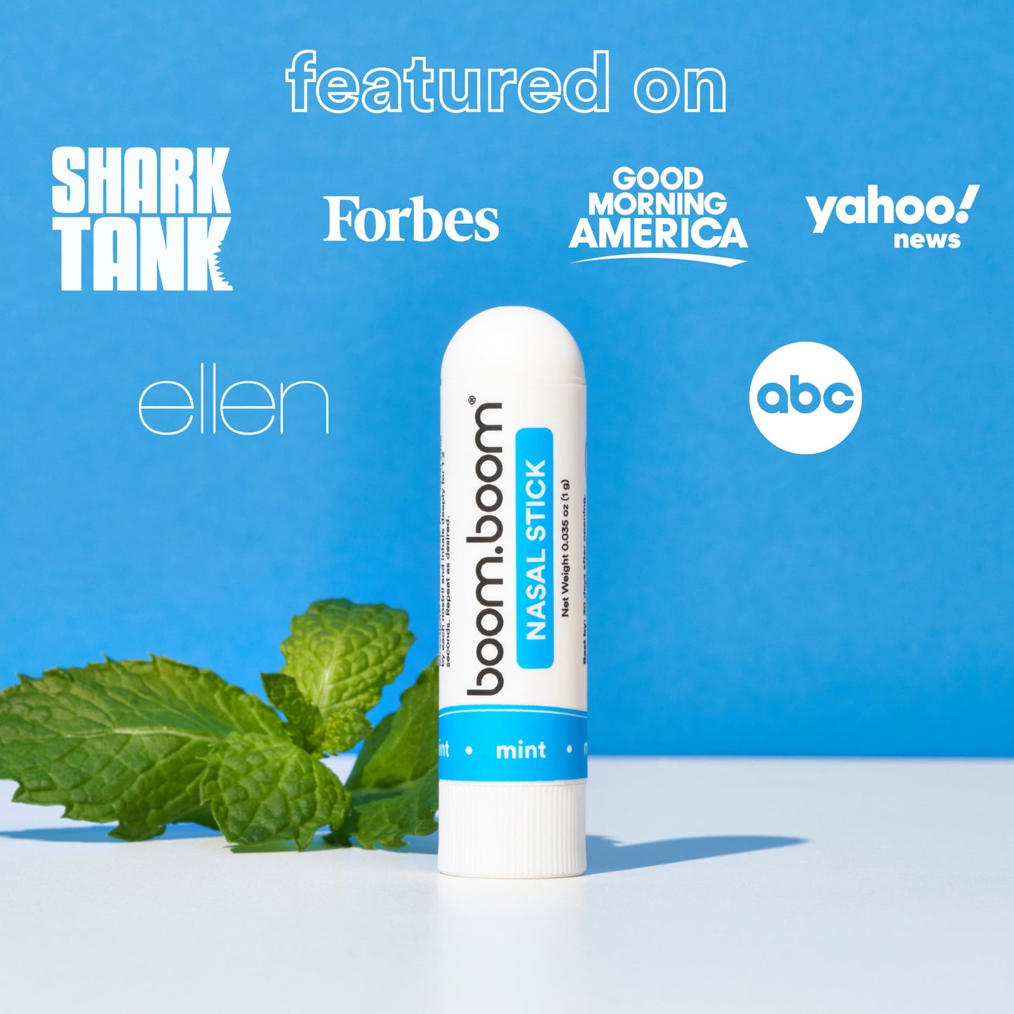 LIMETOW® Nasal Stick Vapor Flow Technology | Cool Refreshing Sensation | Natural Mood Boost | Simple Ingredients | Essential Oils + Menthol Inhaler (Mint) Visit the BoomBoom Store