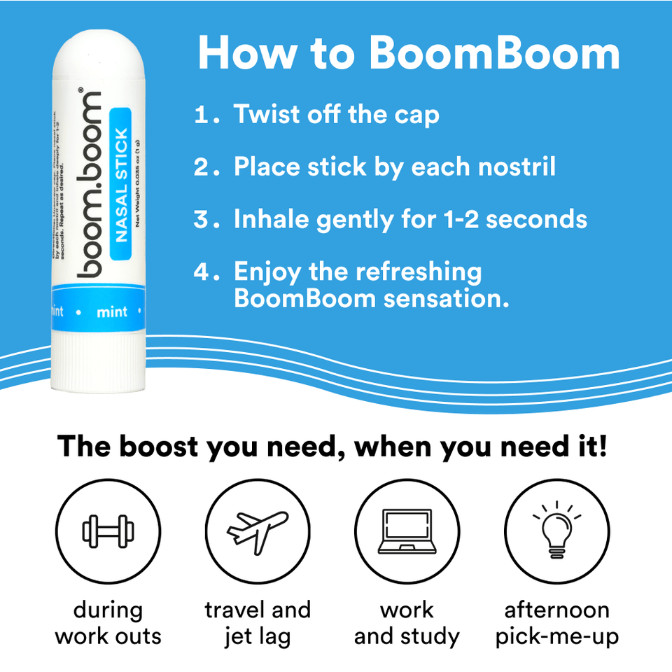 LIMETOW® Nasal Stick Vapor Flow Technology | Cool Refreshing Sensation | Natural Mood Boost | Simple Ingredients | Essential Oils + Menthol Inhaler (Mint) Visit the BoomBoom Store