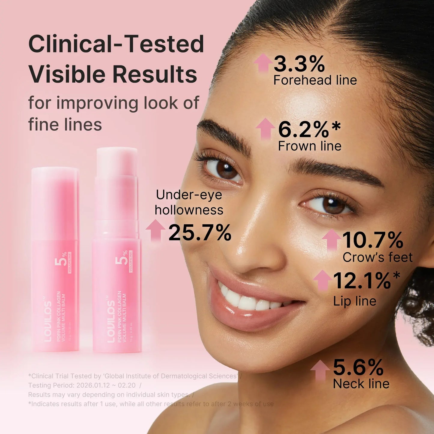 PDRN Pink Collagen Volume Multi Balm I All In One Volufiline, PDRN, NADStick for Youthful-Looking, Helping Look of FineLines, Firming Care, Anti-Aging Care