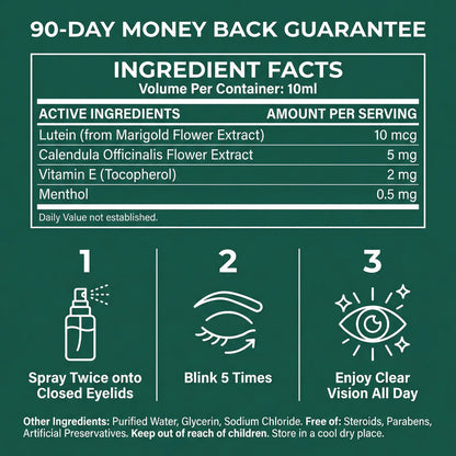 🌎Ends Today: 70% OFF! |👍VisionPure Lutein Eye Spray