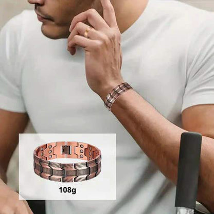 🔥Cross Double Row Magnetic Bracelet🔥-Magnetic Power — Boost Circulation, Banish Fatigue