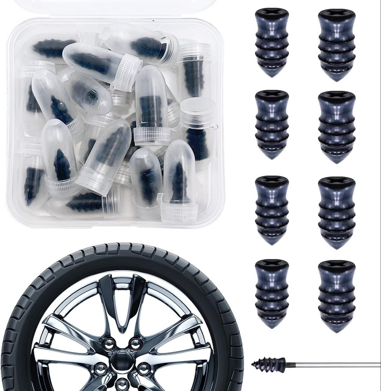 LIMETOW®Last Week Clearance Sale 49%🔥Tire Repair Rubber Nail🚚BUY MORE SAVE MORE