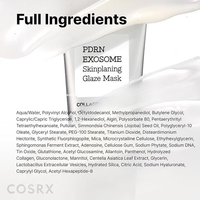 PDRN Exosome Overnight Face Mask, Korean Glass Skin Glow