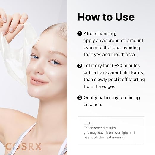 PDRN Exosome Overnight Face Mask, Korean Glass Skin Glow