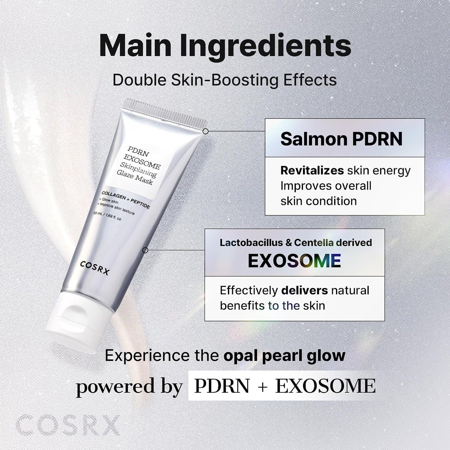 PDRN Exosome Overnight Face Mask, Korean Glass Skin Glow