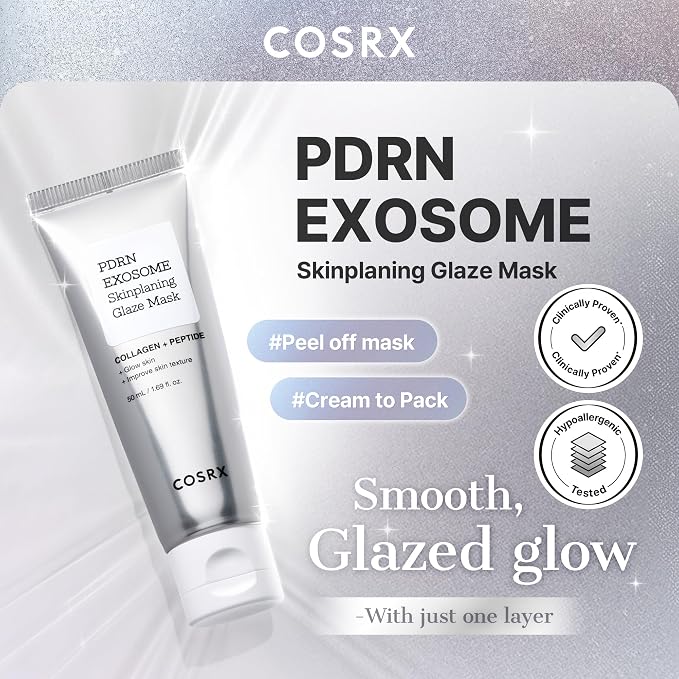 PDRN Exosome Overnight Face Mask, Korean Glass Skin Glow