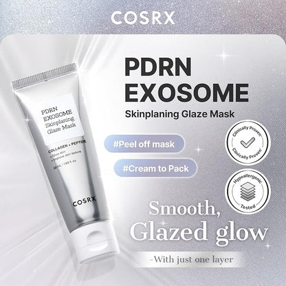 PDRN Exosome Overnight Face Mask, Korean Glass Skin Glow