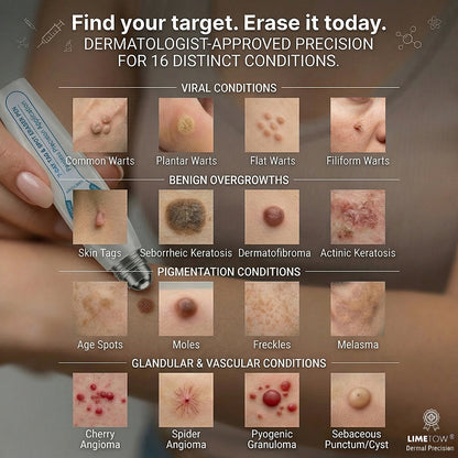 Limited-Time Offer⚡LIMETOW® ⚡Skin Tag & Spot Eraser | Remove skin tags / age spots / dark pigmentation / stubborn skin concerns / raised skin growths / small neck bumps…（副本）