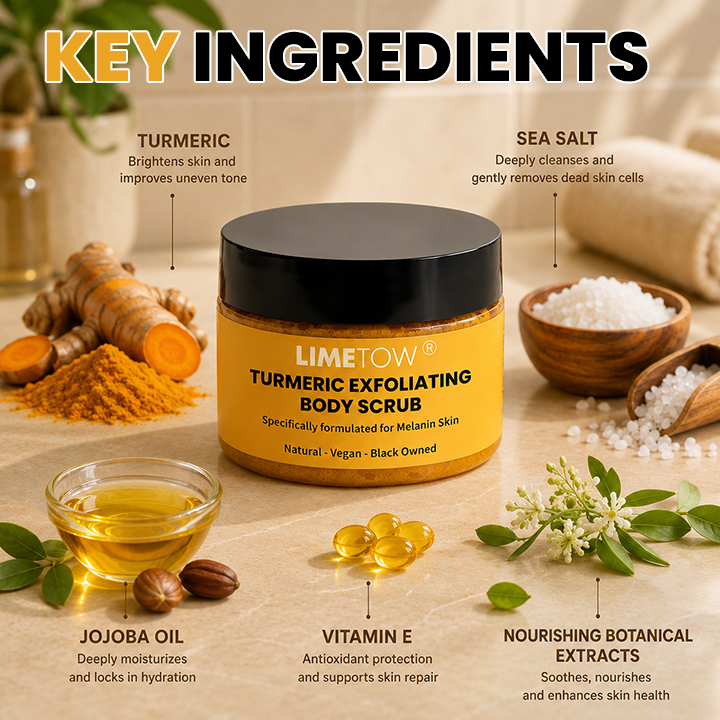 LIMETOW® Turmeric Exfoliating Body Scrub