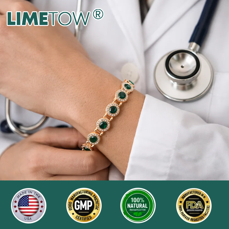 LIMETOW® Pure Copper & Zircon Magnetic Bracelet