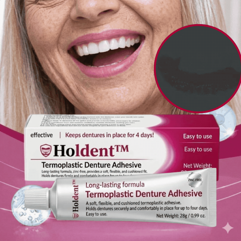 Denture Adhesive | Smile, talk and eat without worrying about loose dentures for up to 4 days!
