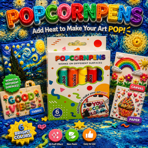🏉⭐Save 50% by ordering today丨3D Relief Art Pen – Turn Flat Drawings Into Touchable 3D Art🪄