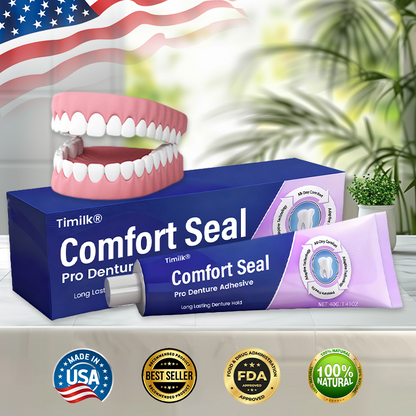 🔥 LIMITED SPECIAL OFFER 🔥 Comfort Seal Pro Denture Adhesive🦷💜FDA Certified (Clinically Proven 96-   Hour Lock Hold for   Secure, Comfortable &   Zinc-Free Denture Fit)