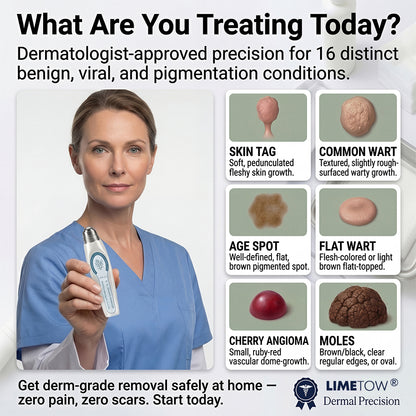Limited-Time Offer⚡LIMETOW® ⚡Skin Tag & Spot Eraser | Remove skin tags / age spots / dark pigmentation / stubborn skin concerns / raised skin growths / small neck bumps…（副本）