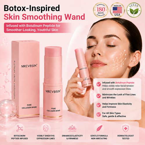 MREVBSIN®🌸 Botox-Inspired Pure Collagen Firming Wand — Needle-Free Fine Line Smoothing, Firming & Plumping Skincare Balm